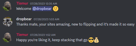 Testimonial from dropbear